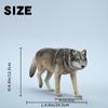JXK Eurasian Gray Wolf Miniature Resin Desk Birthday Fully Assembled Figure, Statue, Wolf, Model, Accessory, Decoration, Gift, Painted,