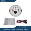 Waterproof And Dustproof Universal 52mm Fuel Level Gauge Meter 0-90ohm for Car Truck Boat 12V 24V