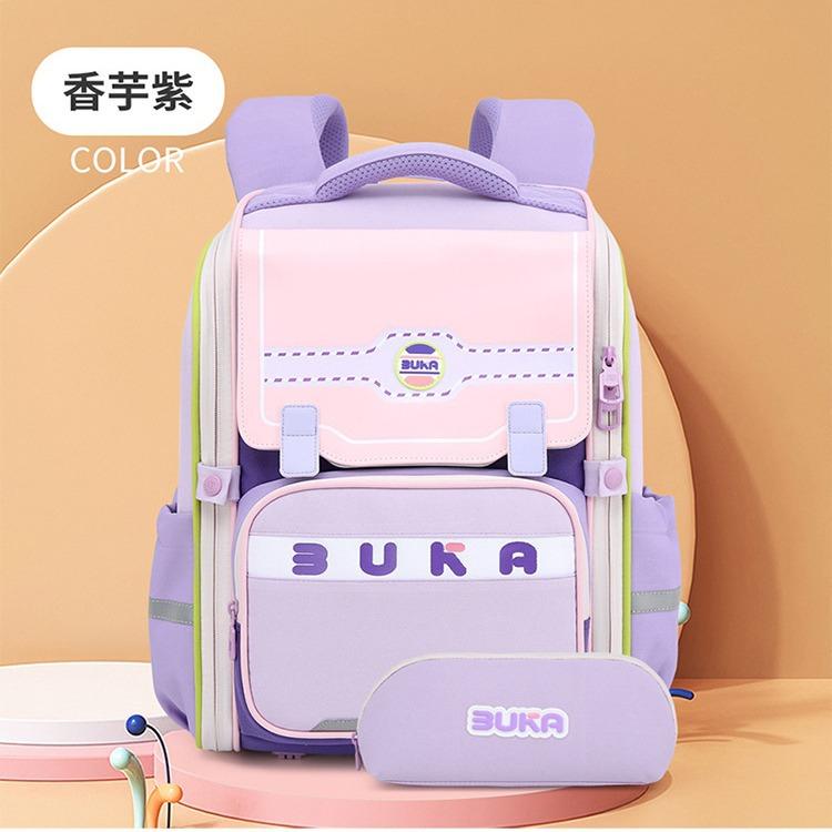 Children's backpack Elementary school student lightweight schoolbag Boys backpack New girls school backpack