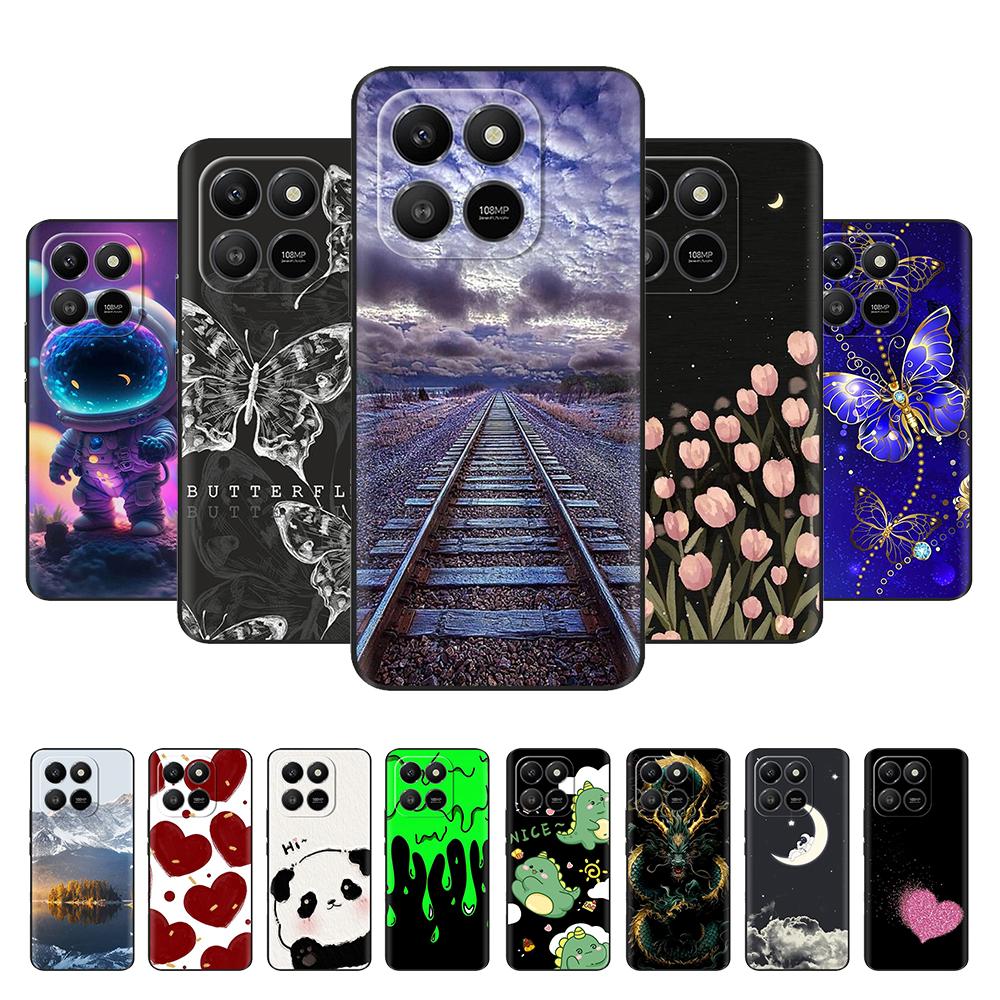 Funda Para Honor 400 Smart 5G Para Honor X7D 4G 5G hono400 Smart Dibujos Animados de Dinosaurios Lindos Funda de Teléfono Fundas de Silicona Suave Parachoques