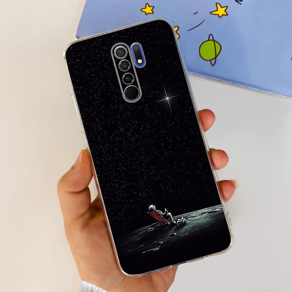 For Xiaomi Redmi 9 Case Stylish Painted Fundas 6.53'' Soft Silicone Phone Case For Xiaomi Redmi 9 Prime Redmi9 Back Cover Bumper