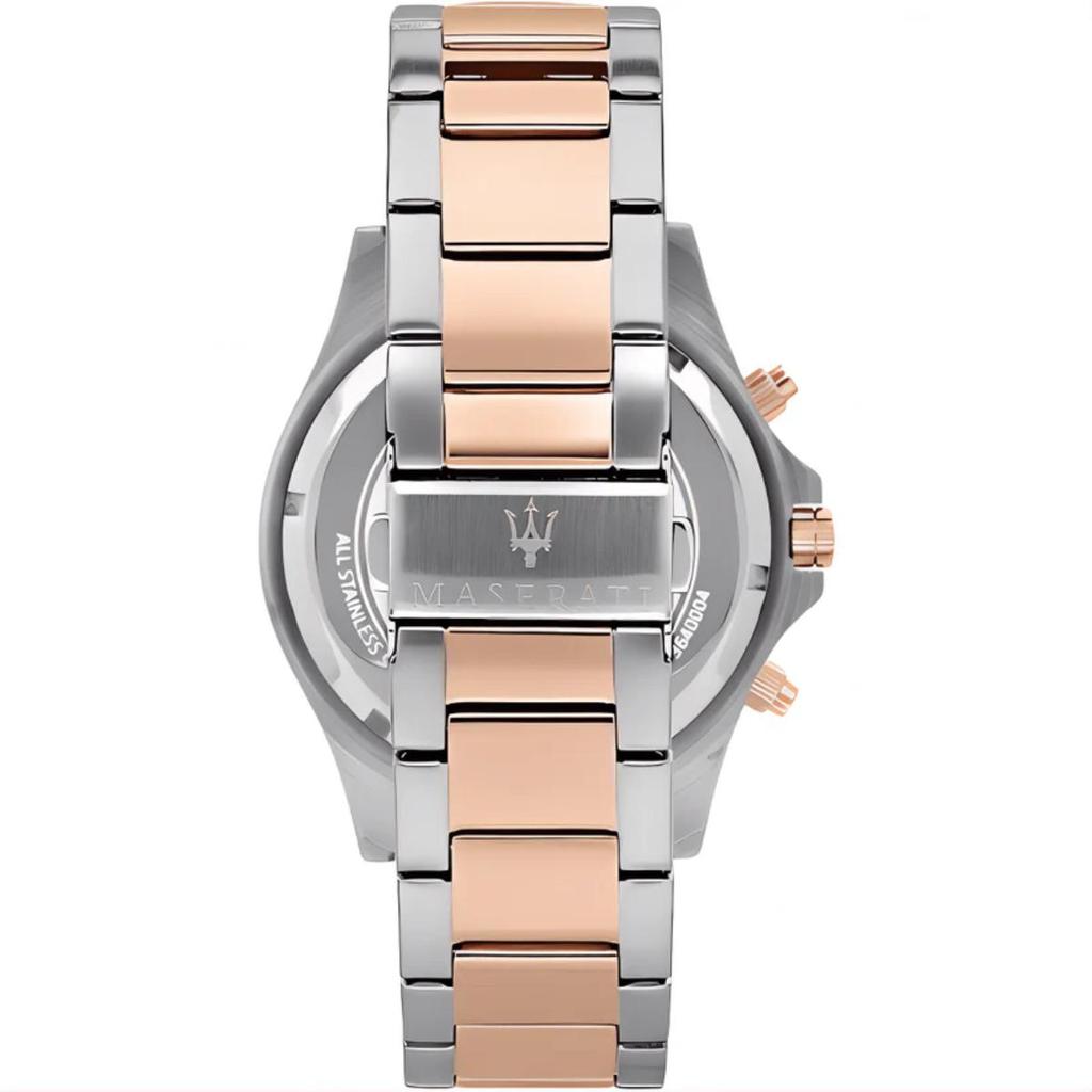 Maserati R8873640014 Sfida Chronograf Dvoubarevné Pánské Hodinky s Černým Ciferníkem