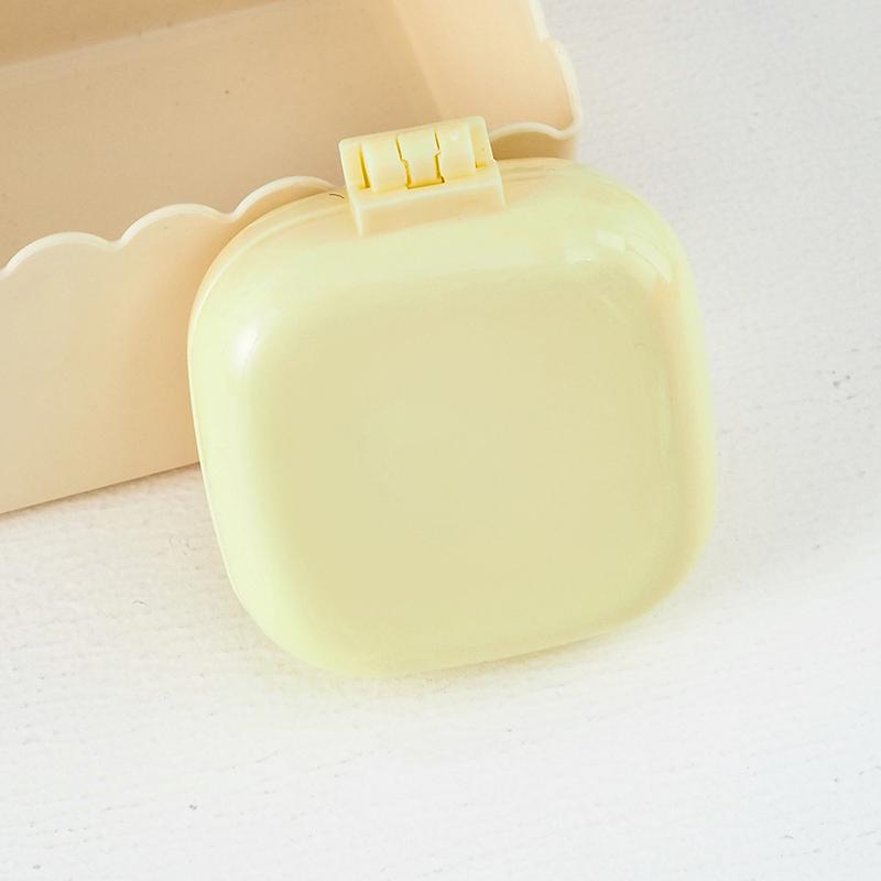 Cute Candy Colored Air Cushion Comb Small Size Travel Portable Massage Comb Folding Mirror Comb Women'S Hair Brush Styling Tool