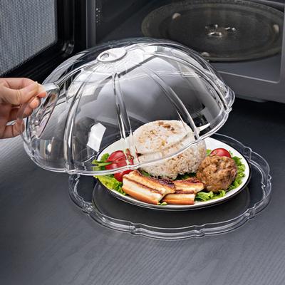 Copertura Antischizzo per Forno a Microonde Trasparente Cibo Resistente al Calore Coperchio