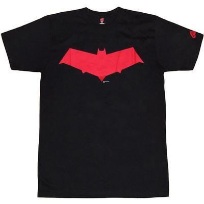 T-shirt Uomo 100% Cotone Simbolo Red Hood di Batman Top