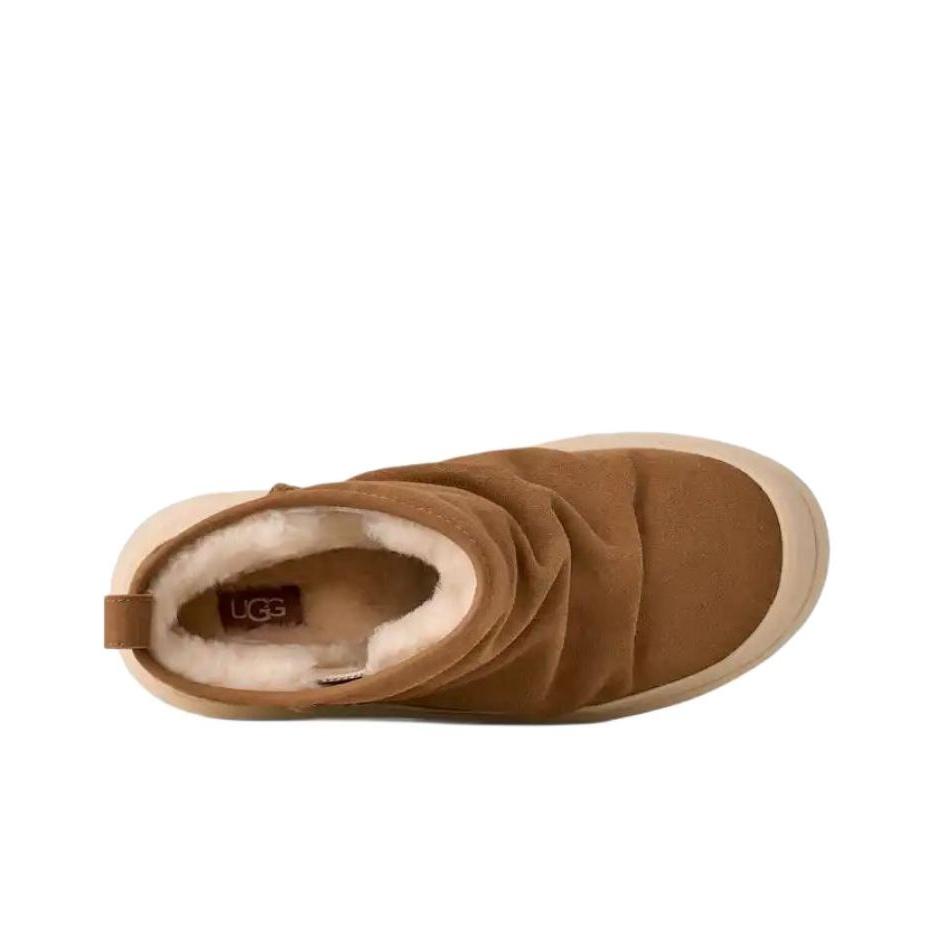 UGG Heritage Utility Mini Suede Warm Fashion Slip-On Snow Boots Men boots Brown 1173811-CWTC