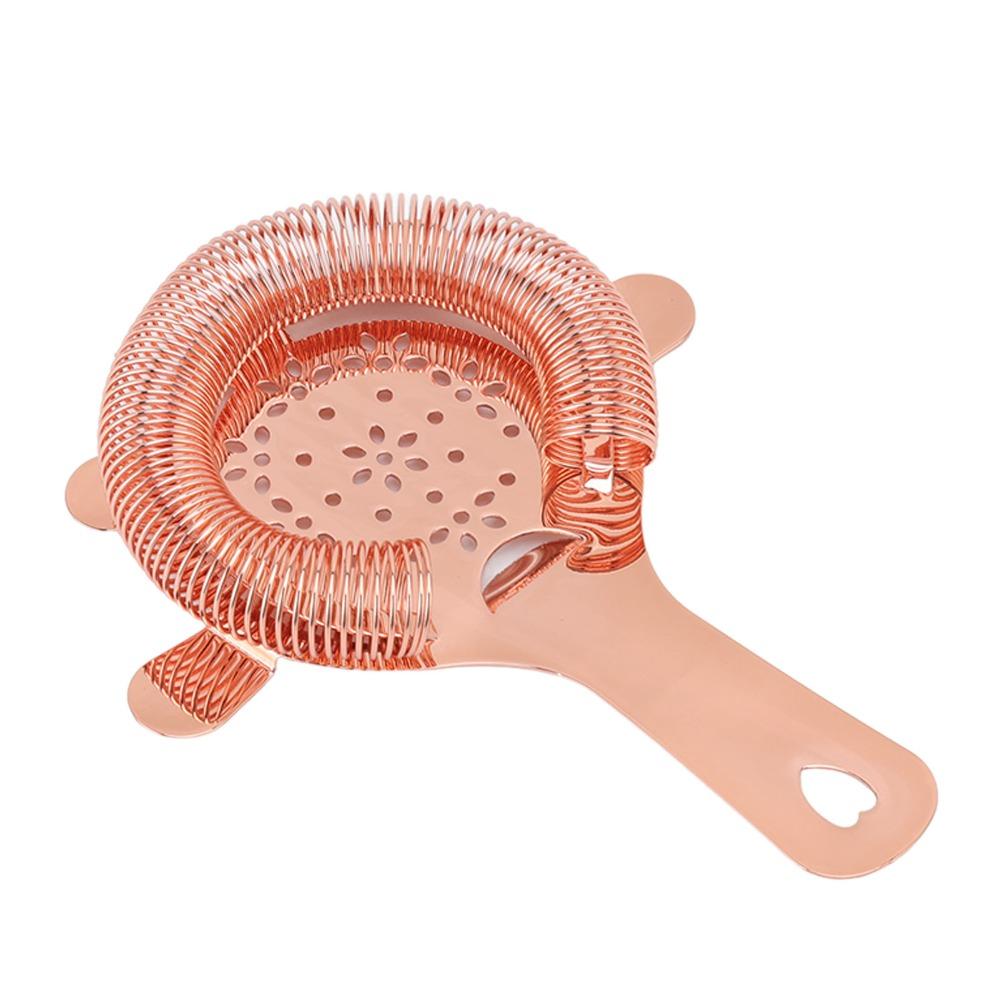 Mirror Polished Bar Strainer Stainless Steel Bartender Ice Filter Cocktail Strainer  Bar