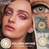 Eyeshare 1 Pair Holland Yearly Contact Lenses Blue Colored Eye Contacts Natural Gray Pupils For Men