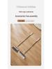 Foldable Rotating Broom & Dustpan Set with Non-Stick Hair and Soft Bristles for Living Room