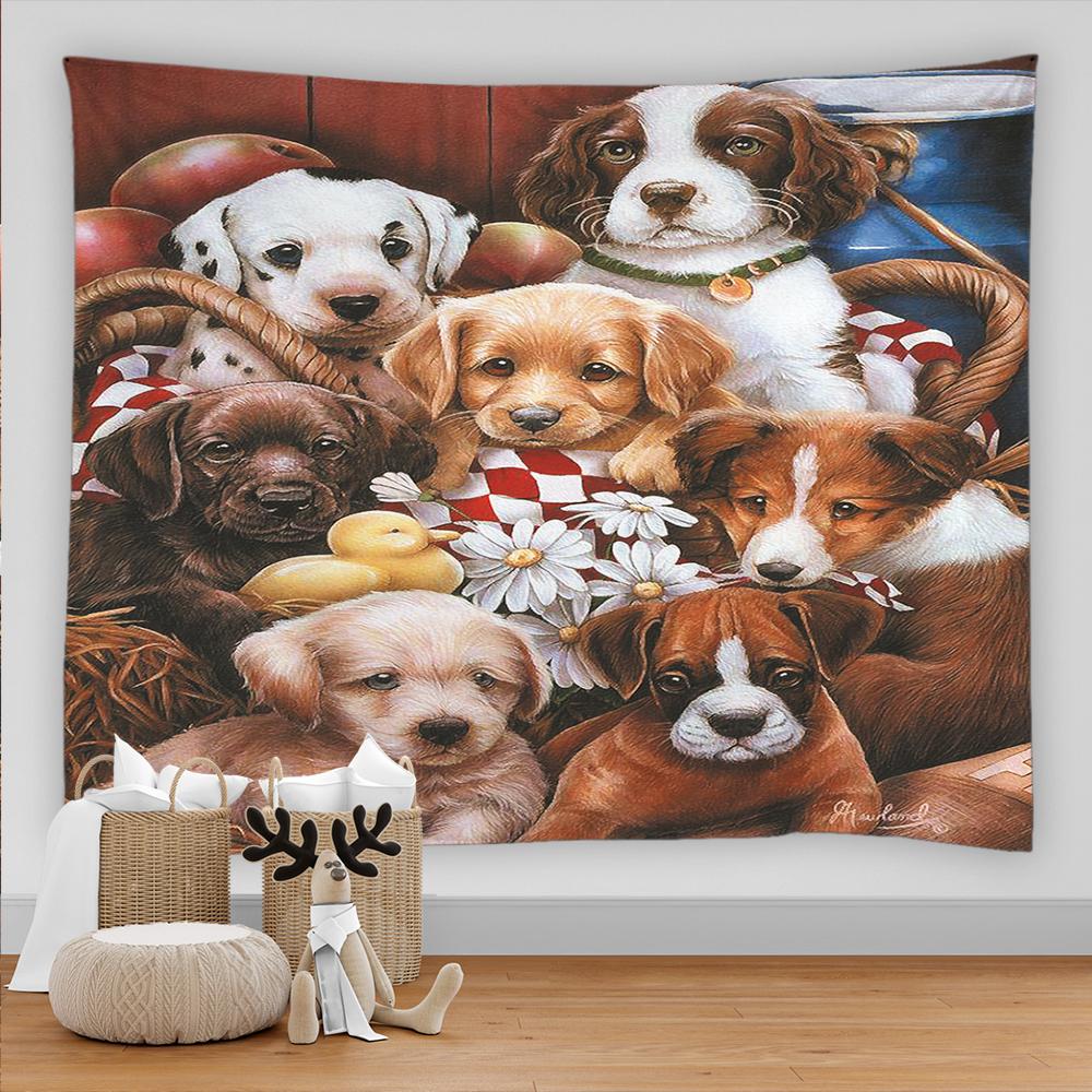 Löwe Wandteppich Tiger Elefant Tier Wandteppich Wandbehang Wandteppich Boho Dekor Home Decor Schlafzimmer Wandteppich Sofa Decke