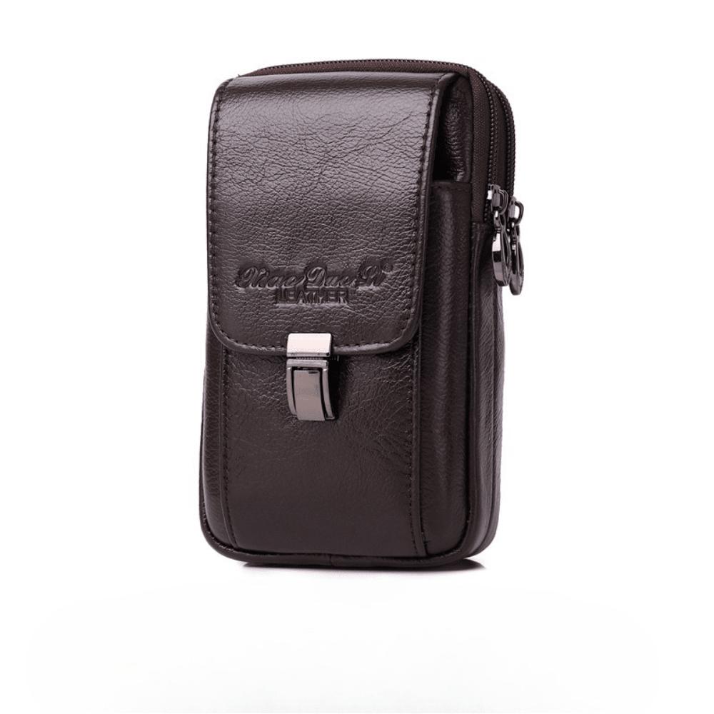 Sacoche de téléphone portable pour homme, Sac pour téléphone portable, Certificat, Petite sacoche. coffee multicolore