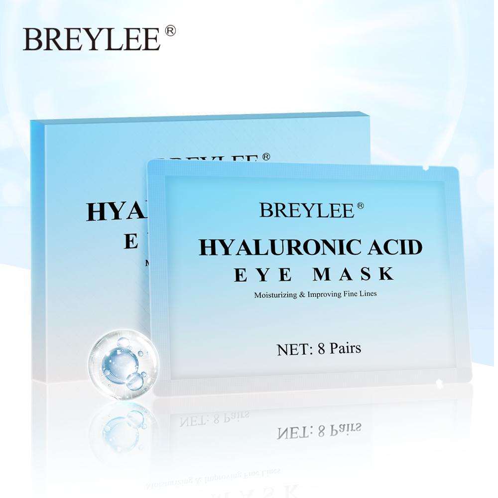 

BREYLEE Hylluronic Acid Маска для глаз Против морщин Увлажняющий Уход за кожей 5мл * 8 Пар