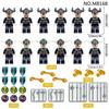 Viking doll M8168 kids assemble small particles of construction bricks playthings weapons accessories birthday gifts ideal for soldiers