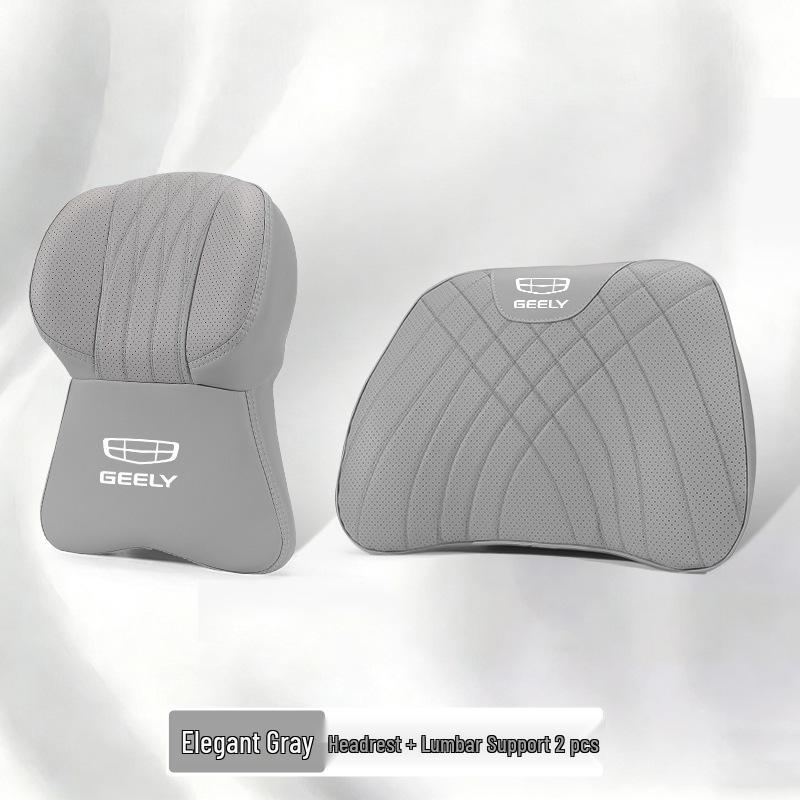 Compatible Geely Xingyue L, Xingrui, Emgrand, Xingyuan, Galaxy Starship 7 Car Headrest Neck Pillow & Lumbar Support
