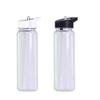 Water Bottle With Straw Bpa Free Leakproof Sport Portable Drinks Mug Cup Travel