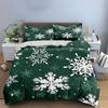 Snowflake-Themed Three-Piece Winter Set Kid'S And Adults' Bedroom Decor, Exquisite Three-Piece Bedding Set Gift