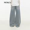 MO&Co. Women's Washed Low Waist Jeans