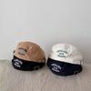 Flat Forward Hat Adjustable Newsboy Cap Casual Letter Embroidery Beret  Outdoor