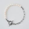 BT Süßwasserperlenarmband 08 (2 Typen / 6mm halb & halb)