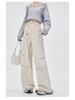 Korean Style Women's Casual Cargo Pants - Spring/Summer Straight Fit