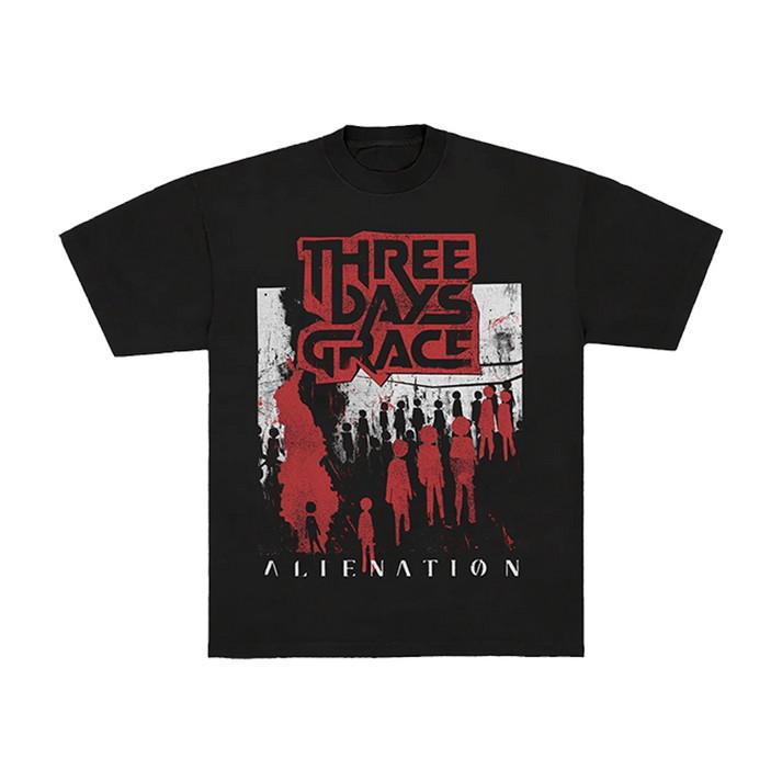 NewThree Days Grace 2026 Alienation Tour Tshirt S5XL Unisex T-Shirt M