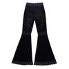 Women Fashion Pants Gothic Paneled Lace Wide-leg Pants Long Pants