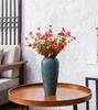 Japanese-Style Retro Ceramics Vase with Figurines for Creative Flower Arrangements