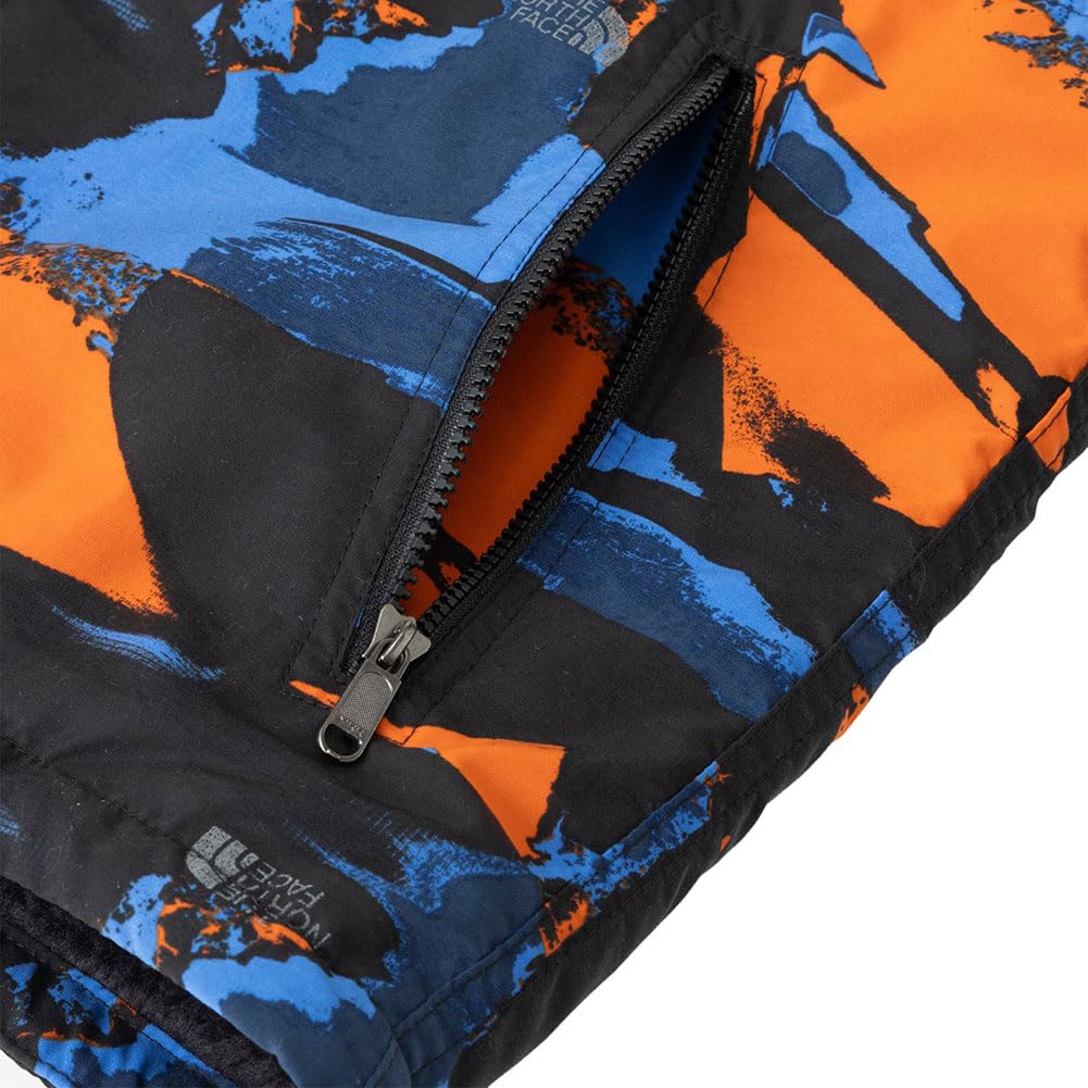 The North Face Novelty Compact Nomad Abstract Geology Size 110 Kids' Jacket, Unisex, Water-Repellent, Anti-Static, Cold-Weather Protection, Print,