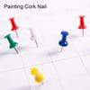 35x Push Pin Set - Wide Application Durable Convenient ABS Multicolor Painting Cork Pin Decorative Map Pin Maps Push Pin