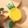 Frucht-Anhänger Münzbörse Mini-Schlüsselanhänger Geldbörse Unisex-Stil Niedliche Reißverschlusstasche Geschenk Frucht-Themen-Accessoire