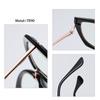 Cat Eye Design Anti Blue Light Glasses for Women Computer Blue Blocking TR90 Metal Protect Eyewear Frame Optical Spectacle
