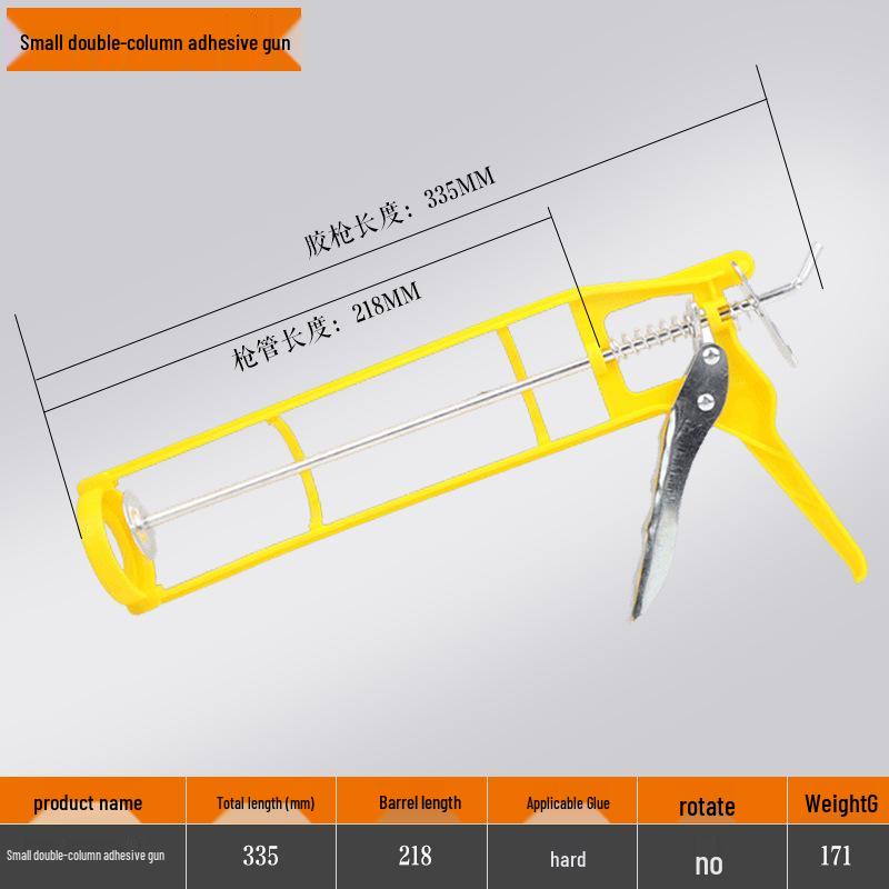 Automatic Silicone Glass Glue Gun & Grout Tool for Tile, Adhesive, and Nail-Free Applications