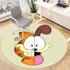 1pc Garfield Cat Office Round Area Rug, Under Office Chairs Bedroom Living Room Home Decor, Room Decoa1016139
