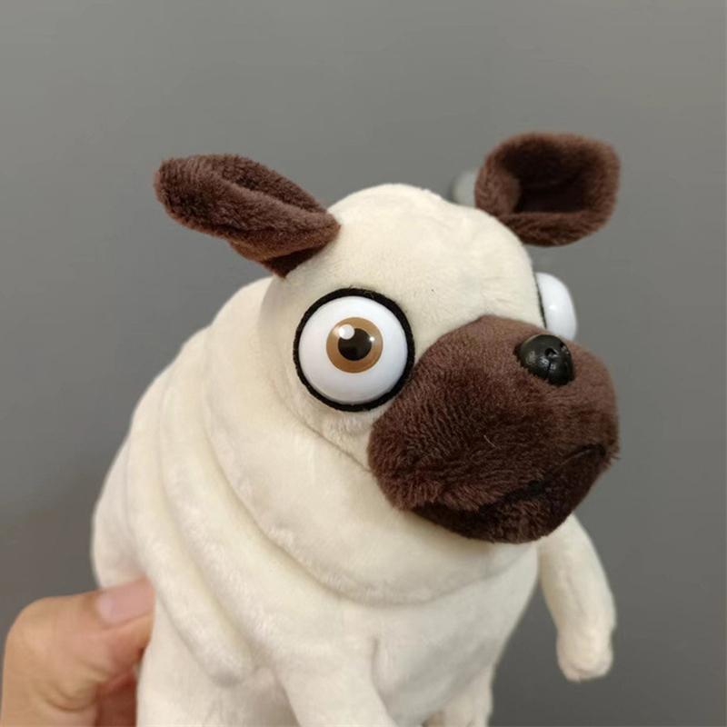 Kawaii Plush Toys 10/14Cm Ugly And Cute Sand Dog Sitting Pug Dogs Toy Stuffed Dolls For Kids Children Birthday Gift