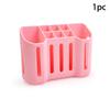 1PC No-Drill Strong Suction Toothbrush Holder, Wall Mounted Bathroom Organizer for Toothpaste Storage (Renter-Friendly)