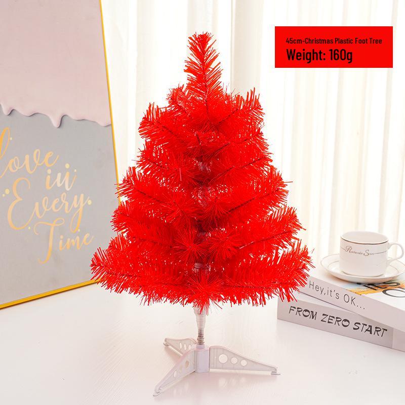 Mini Pink Tabletop Christmas Tree Ornament, 45/60cm - Festive Holiday Decoration