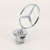 Premium Mercedes Benz Chrome Logo Hood Badge Emblem For Classic And Modern W201 W124