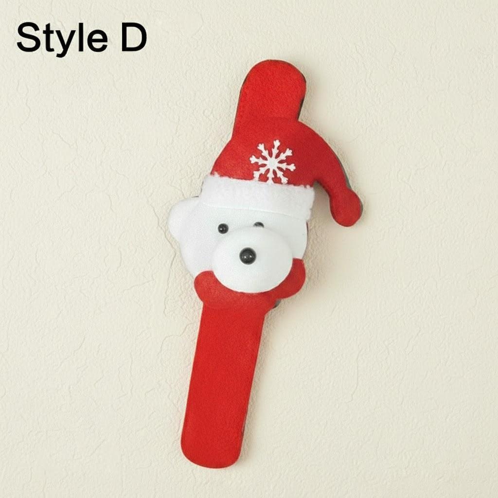 

Glow Christmas Bracelet Light Up Circle Wristband Elk Design Holiday Party Stylish Wrist Accessory