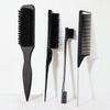 Spazzola per Capelli a Spazzola per Slick Back, Coda di Cavallo Liscia, Chignon e Lisciatura Capelli Piccoli, Capelli Ribelli, Controllo dei Bordi - Pettinatura all'Indietro e Scompiglio