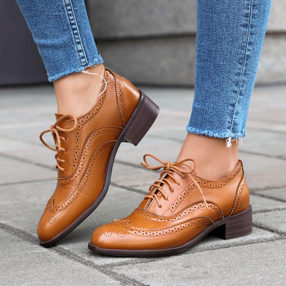 

Прямая поставка, женские британские лоскутные ретро-туфли-броги, весенние винтажные туфли-лодочки Мэри Джейн на шнуровке на низком квадратном каблуке, большой размер 48 38