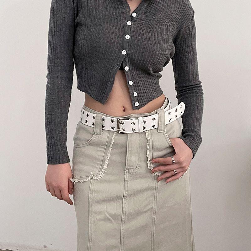 Stylish Starry Belt For Women With Unique Punk Aesthetic Perfect For Summer Wear