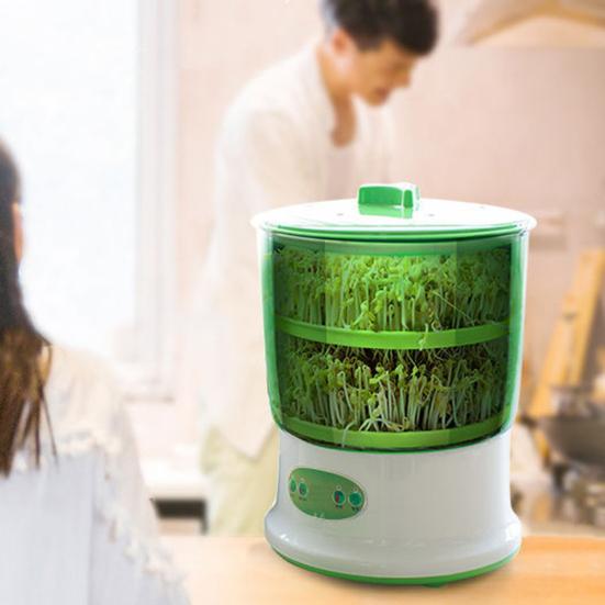 Automatic Intelligent Bean Growing Machine Large Capacity 2/3 Layers Easy To Use Home Smart Bean Sprout Machine