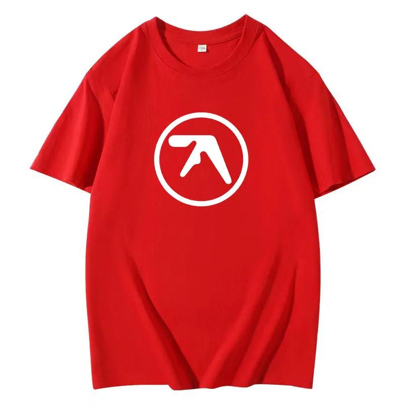 Mens Black TShirt Men T Shirt Print Cotton Short Sleeve Tshirt Male Funny Present Fashion Aphex Twin Short Sleeves