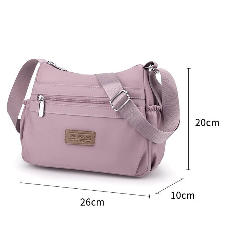 New fashion women's bag casual shoulder bag casual versatile lightweight multi-compartment mother bag travel messenger bag