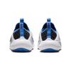 Nike Flex Advance PS Slip Resistant Abrasion Resistant Low Top Kids' Running Shoes Black White Blue DC9370-002