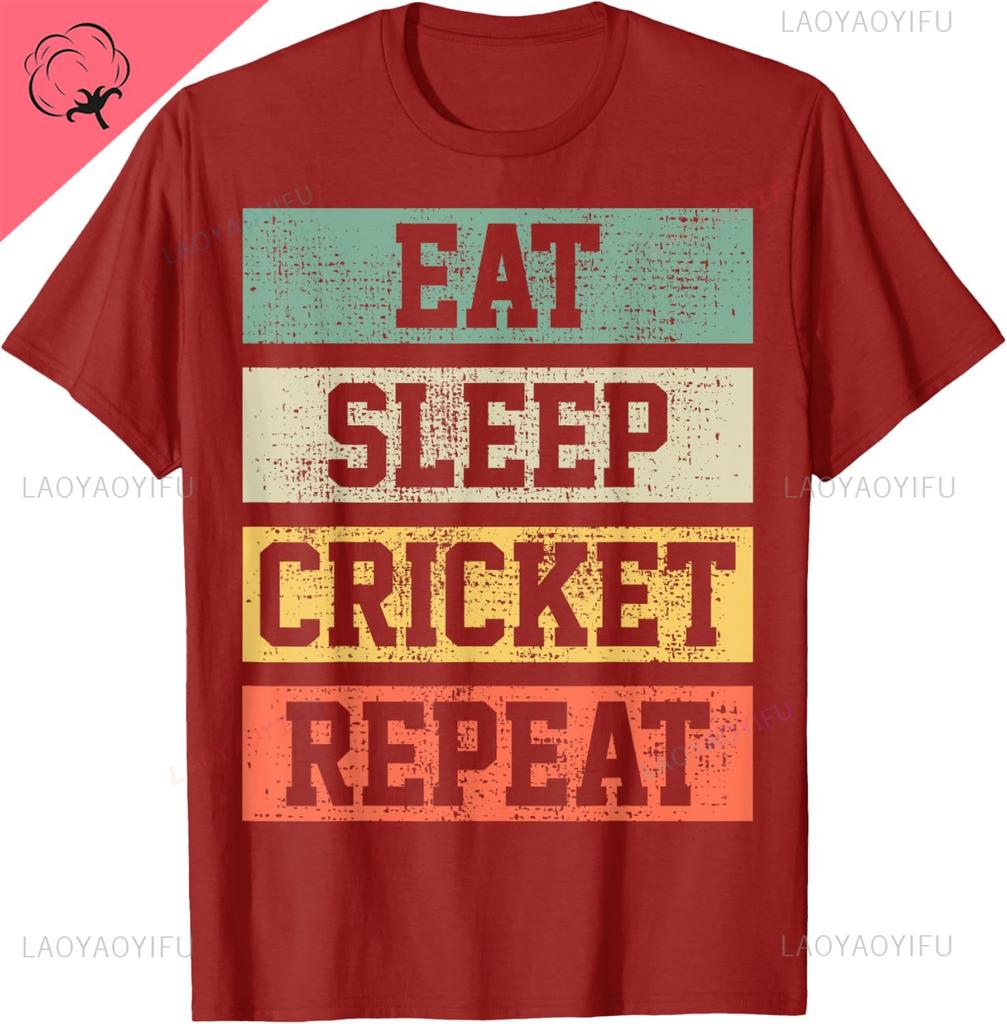 Cricket Retro Vintage Spieler Trainer Geschenk T-Shirt Individuell Bedruckte Grafik-T-Shirts Anpassbares Lustiges Shirt Camiseta Hombre