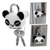 1 Set of Mini Panda Cabinet Locks, Padlocks, Small Key Locks, with Key Locks, Cartoon Panda Locks, Suitable for Treasure Chests, Suitcases