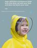 Kids' Waterproof EVA Raincoat with Large Brim and Backpack Space for Boys and Girls