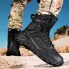 Men's Climbing Shoes Tactical Boots Waterproof Military High Quality Motorcycle Hunting Hiking Shoes Breathable Boots