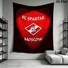Spartak Moscow Roar Wall Hanging Printed Fabric Blanket Decorative Tapestries for Bedroom Living Room Home Decor